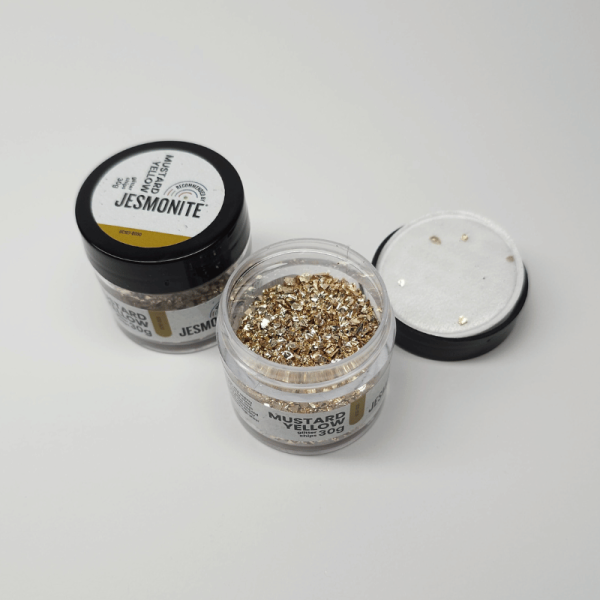 Glitzerchips 30g – Mustard Yellow - Senfgelb - Hellgold